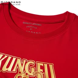 Thumbnail GIORDANO Áo Thun Nữ Ngắn Tay Kungfu Panda Print Tee 05395223 1