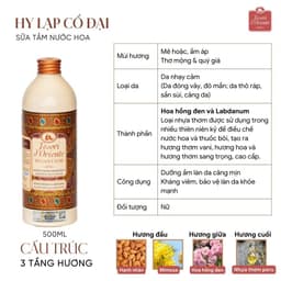 Thumbnail Combo 2 Sữa tắm nước hoa Ý Tesori d'Oriente chính hãng 500ml hương thơm lưu trữ cả ngày kèm vòi 3