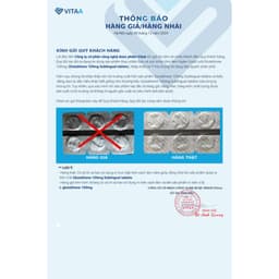 Thumbnail Viên Ngậm Trắng Da Glutathione 100mg Nhập Khẩu Italy Giảm Nám Tàn Nhang Đều Màu Toàn Thân Bảo Vệ Da Dưới Tia UV 1