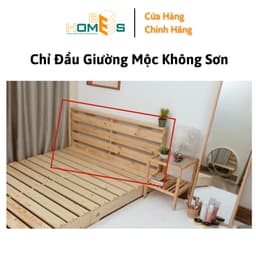 Thumbnail Đầu giường pallet gỗ Behomes (Chỉ có đầu giường rời, Không kèm giường) 3