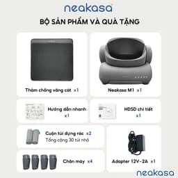 Thumbnail Máy dọn vệ sinh cho mèo NEAKASA M1 - Thiết kế OPEN-TOP Nhà vệ sinh cho mèo từ 1 - 15 kg 4