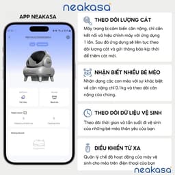 Thumbnail Máy vệ sinh tự động cho mèo NEAKASA M1, Máy dọn phân mèo thiết kế OPEN-TOP 3