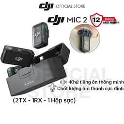 Thumbnail DJI Mic 2 - Bộ micro không dây khử ồn mạnh mẽ, chất âm vượt trội (DJI Mic 2) 1