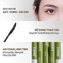 Thumbnail Mascara Glamrr Q Dày Cong Chống Nước Thuần Chay VEGAN SUPER STAY MASCARA (7g) 3