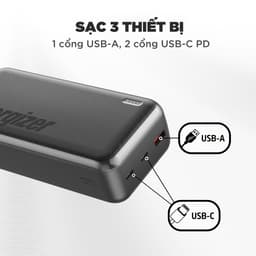 Thumbnail Pin sạc dự phòng Energizer 30000mAh - sạc nhanh 22.5W, 3 cổng sạc ra tiện lợi bảo hành 2 năm 4