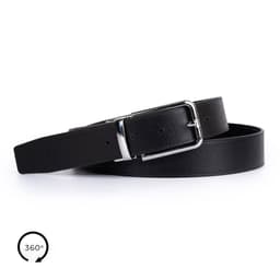 Thumbnail Thắt lưng da bò thật, mặt xoay Da Saffiano và Da Bò Ý, BE03 - Thương hiệu Be Classy 1