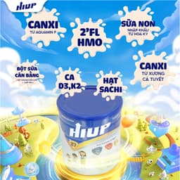 Thumbnail Combo 8 hộp tặng 2 HiupD3k2, Thực phẩm dinh dưỡng HIUP tăng chiều cao cho trẻ từ 2 đến 15 tuổi 3