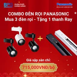 Thumbnail Đèn Rọi ray Panasonic, Đèn chiếu điểm Spotlight Công suất 7W Loại Gắn thanh ray và Loại Gắn trần 2