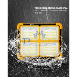 Thumbnail {QUÀ TẶNG} Đèn cầm tay đa năng 3 màu ánh sáng năng lượng mặt trời TP Solar Công suất 100W TP-X100N 2