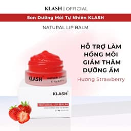 Thumbnail Son dưỡng môi Klash Natural Lip Balm 10g dưỡng ẩm môi căng mọng hồng hào 1