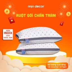Thumbnail Ruột Gối Chần Trám Mịn Decor Form Cao Mềm Êm Kích Thước 50x70cm 3