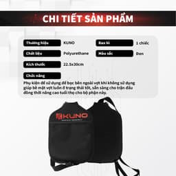 Thumbnail Túi Đựng Vợt Pickleball KUNO Chính Hãng, Túi Chống Sốc, Bảo Vệ Mặt Vợt - TPIC02 1