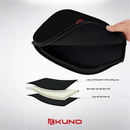 Thumbnail Bao Đựng Vợt Pickleball KUNO, Túi Đựng Bảo Vệ Mặt Vợt Chống Sốc, Trầy Xước, Khóa Zip 3 Lớp Polyurethane Cao Cấp 3