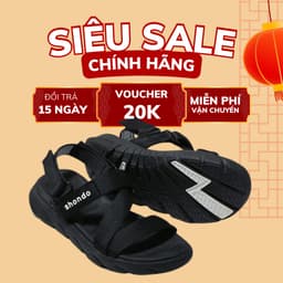 Thumbnail Giày Sandals SHONDO F6 Sport đen full - F6S301 1