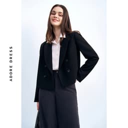 Thumbnail 412BL3018 - Áo blazer crop eo nhẹ basic 3 màu  ADORE DRESS 3