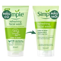 Thumbnail Sữa Rửa Mặt Simple Refreshing Facial Wash Dành Cho Mọi Loại Da 150ml 3