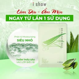 Thumbnail Mặt Nạ Lô Hội I SHOW Cấp Ẩm Phục Hồi Da Làm Dịu Da Tức Thì - iShow Aloe Vera Soothing Mask 2