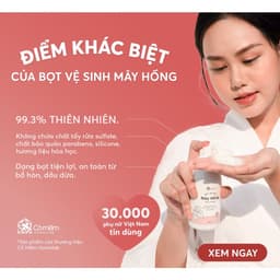 Thumbnail Dung Dịch Vệ Sinh Mây Hồng - Dạng Bọt Tinh Chất Trầu Không - Giảm Ngứa, Ngừa Viêm, Khử Mùi - Cỏ Mềm 150ml 2