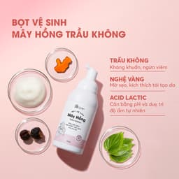 Thumbnail Dung Dịch Vệ Sinh Mây Hồng - Dạng Bọt Tinh Chất Trầu Không - Giảm Ngứa, Ngừa Viêm, Khử Mùi - Cỏ Mềm 150ml 1