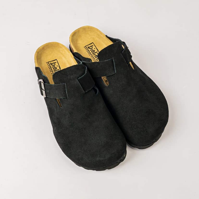 Ảnh Dép Đế Trấu Kiểu Dáng Botson Sục Da Lộn Đủ Màu Sắc Thương Hiệu Bioline Unisex Nam Nữ - SDL 2