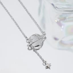 Thumbnail Dây chuyền nữ CDE Orbiting Star Necklace Silver CDE6443SV 3