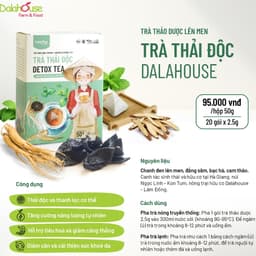 Thumbnail Trà detox thải độc Dalahouse hộp 20 gói x 2.5g thải độc an toàn hỗ trợ giảm cân thanh lọc 3