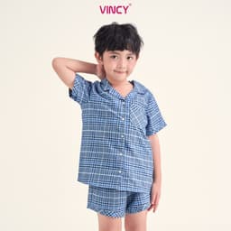 Thumbnail Bộ pijama short chất kate, họa tiết đặc trưng cho Noel cho bé KSK066S92 3