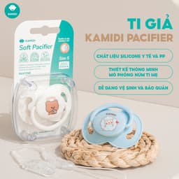 Thumbnail Ti Giả Kamidi Pacifier Núm Ti Ngậm Cao Cấp Cho Bé An Toàn Mềm Mại Giúp Bé Dễ Dàng Cai Bình Sữa 1