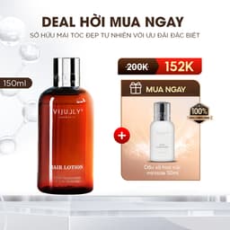 Thumbnail SPECIAL DEAL - Xịt dưỡng tóc tinh dầu bưởi ( Hair Lotion ) Vi Jully 150ml kèm Dầu xả Mini size 50ml 1