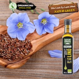 Thumbnail Dầu Oliu, Dầu Lanh, Dầu Vừng Mè Nguyên Chất Ép Lạnh Hữu Cơ NATURGREEN Dầu Ăn Dầu Thực Vật Eatclean 1