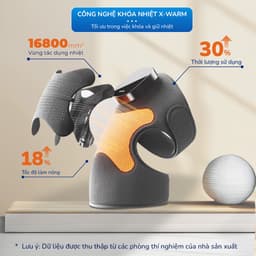 Thumbnail Máy Massage Đầu Gối BUMAS M6 Pro - Nâng Cấp Giữ Ấm - Massage Mạnh Mẽ Hơn - Thời Gian Sử Dụng Lâu Hơn 2