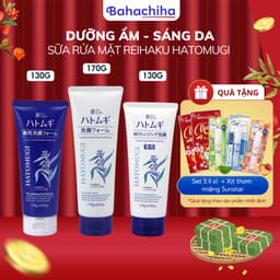 Thumbnail Sữa rửa mặt Reihaku Hatomugi 130g 170g dưỡng ẩm trắng da chiết xuất hạt ý dĩ Nhật - Bahachiha 1