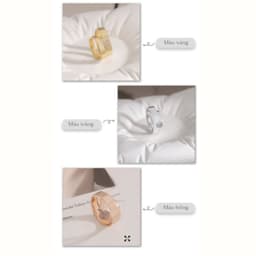 Thumbnail Nhẫn cưới khắc dấu vân tay vàng tây 18k bản mo khắc chữ Gix Jewel 2