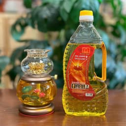 Thumbnail Dầu Thắp Đèn,Tinh Khiết Không Khói, Không Mùi, Dầu Cát Tường Lưu Ly, Chai 0.62L - Tuệ Nga 1