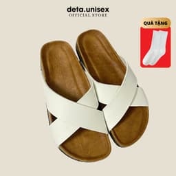 Thumbnail Dép Birken Đế Trấu Quai Chéo Nam Nữ Chữ X DETAUNISEX - DETA23 3