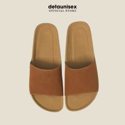 Thumbnail Dép Birken đế trấu nam nữ quai bảng ngang Detaunisex thấm hút mồ hôi chân - DETA12 2