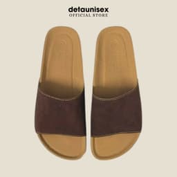 Thumbnail Dép Birken đế trấu nam nữ quai bảng ngang Detaunisex thấm hút mồ hôi chân - DETA12 3