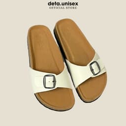 Thumbnail Dép Birken đế trấu quai ngang 1 khoá nam nữ thời trang DETAUNISEX - DETA13 2