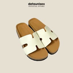 Thumbnail Dép Birken đế trấu chữ H nam nữ thời trang DETAUNISEX - DETA14TD 3
