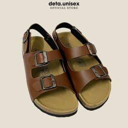 Thumbnail Dép Birken đế trấu sandal quai ngang 2 khoá Detaunisex phong cách văn phòng - SATA21 3