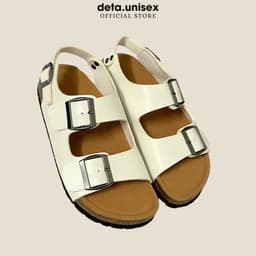 Thumbnail Dép Birken đế trấu sandal quai ngang 2 khoá Detaunisex phong cách văn phòng - SATA21 2