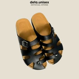 Thumbnail Dép Birken đế trấu nam nữ rọ chiến binh bít mũi Detaunisex - DETA41 2