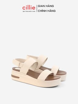 Thumbnail Dép Sandal Bánh Mì Nữ Cillie Đế Cao 5cm Có Lớp Đệm Chân Mềm Mại Không Gây Đau Chân SD34 1