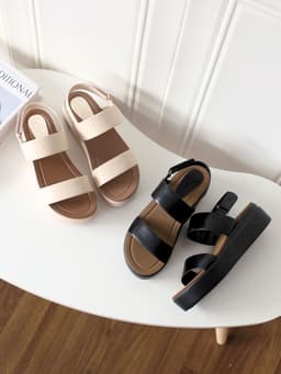 Thumbnail Dép Sandal Bánh Mì Nữ Cillie Đế Cao 5cm Có Lớp Đệm Chân Mềm Mại Không Gây Đau Chân SD34 2