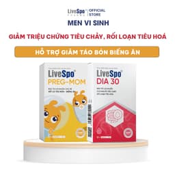 Thumbnail Men vi sinh chứa Bào tử lợi khuẩn giảm Táo bón, biếng ăn, tiêu chảy LiveSpo Pregmom - LiveSpo Dia30 2