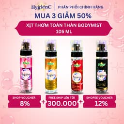 Thumbnail Nước Hoa Bodymist HygienC Plus 105 ML/Chai Lưu Hương Tới 6 Giờ - Dành Cho Nam Nữ 1
