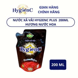 Thumbnail Túi Nước Xả Vải HygienC Plus 200ml Hương Nước Hoa Cao Cấp Lưu Hương Tới 100 Giờ - Hàng Chính Hãng 1