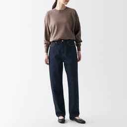 Thumbnail Quần Jean Co Giãn Ống Suông 72cm MUJI 1