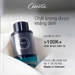 Thumbnail Nước Hoa Nam Cenota Men+ Sport, Chất Đàn Ông Mạnh Mẽ,Thể Thao Và Lịch Lãm, Thành Đạt 100ml 4