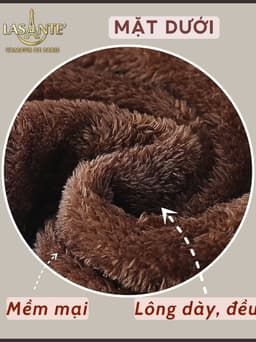 Thumbnail Chăn lông cừu đại hàn mùa đông Anita chính hãng Lasante  ấm áp siêu nhẹ 4,2 Kg 2m*2m3 3